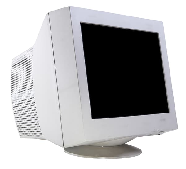 Old computer monitor.