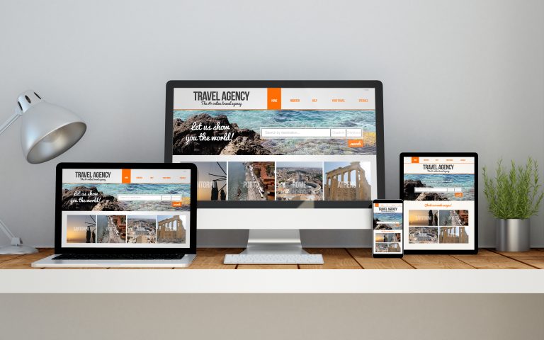 Responsive web designs allow website content to be formatted based on the viewing port size of the device, creating a tailored viewing experience for those who are on their mobile phone, tablet, laptop, or PC.