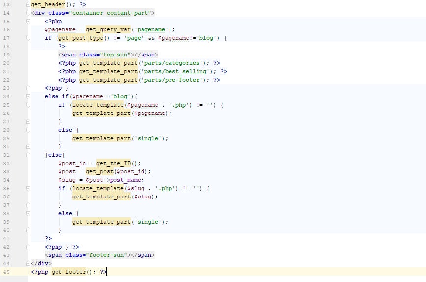Visual inspection of the code.