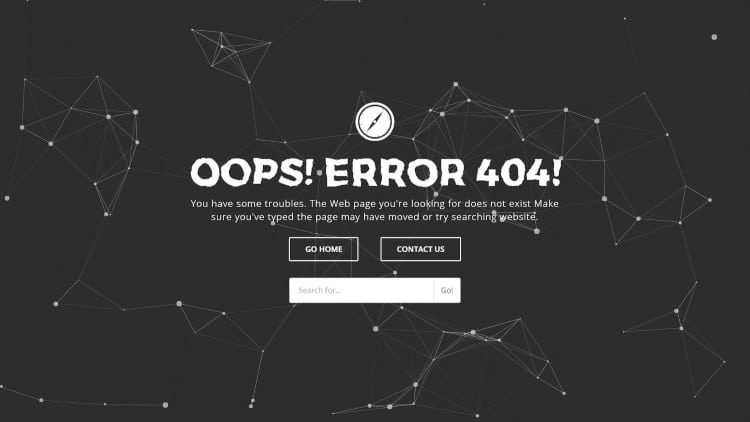Human error can cause a website to break.
