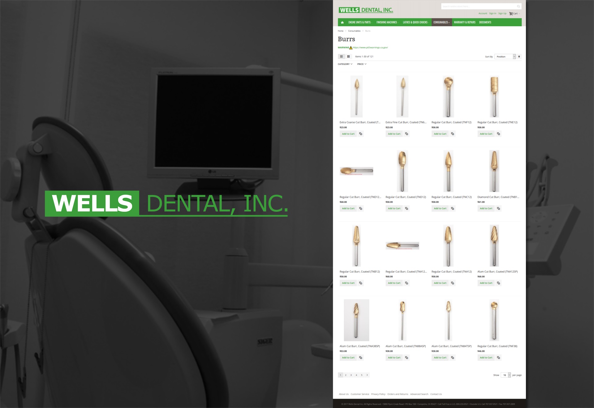 Wells Dental Supplies.