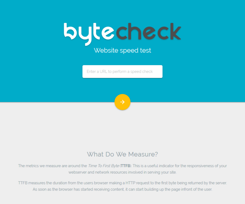 Byte Check - Homepage