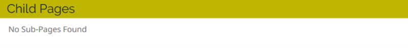 Website Audit Tool - Child Pages