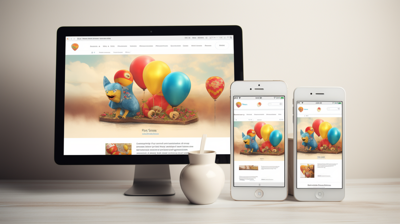 Responsive website design for mobile